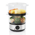 Food Steamer, Fast Simultaneous Cooking, Stackable Baskets for Vegetables or Meats, Rice/Grains Tray, Auto Shutoff